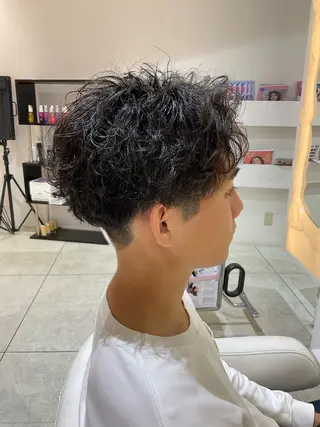 パーマ メンズ 稲村 直也のヘアスタイル