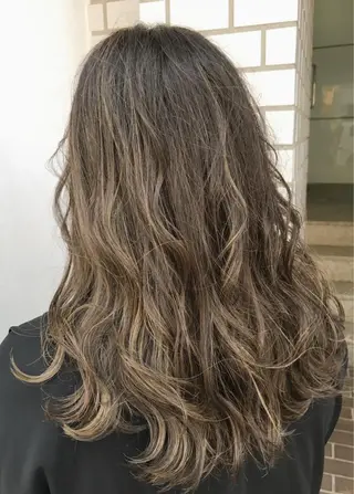 セミロング カラー メンズカット特化柏駅 徒歩3分LOUのヘアスタイル