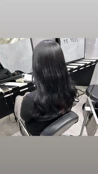 ロング 縮毛矯正・髪質改善 特化 出納 直起のヘアスタイル