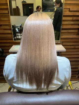 ロング 安倍 辰哉のヘアスタイル