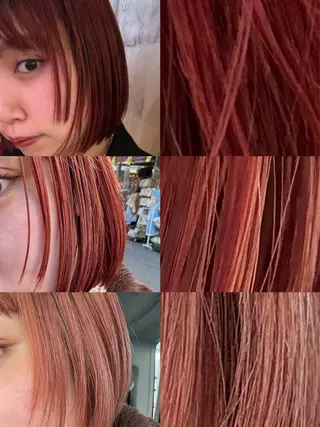 カラー ブリーチなしカラー/ パーマ/おとは🦖♡のヘアスタイル