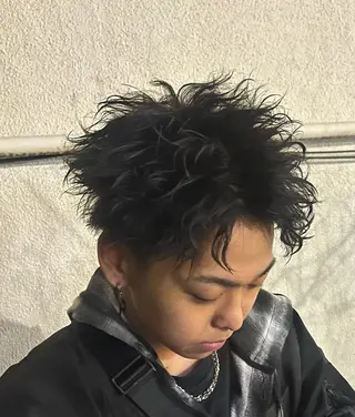 パーマ ヘアアレンジ メンズ 【札幌メンズ特化】 🔥RIKU🔥のヘアスタイル