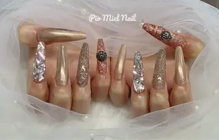 ネイル HANA 長さだしのネイルデザイン