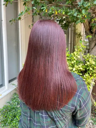 ロング カラー LUXBE LUCE ひなののヘアスタイル
