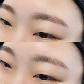 アイブロウ 🎀🩶韓国風束感 エク/マナミ🪽のマツエク・マツパデザイン