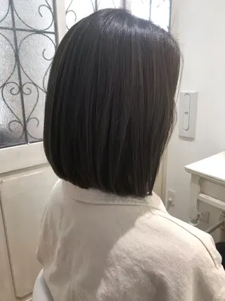 ミディアム カラー パーマ ヘアアレンジ メンズ キッズ ネイル マツエク・マツパ 藤井 仁紀のヘアスタイル