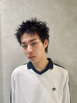 ショート メンズ メンズパーマ 新宿 yudaiのヘアスタイル