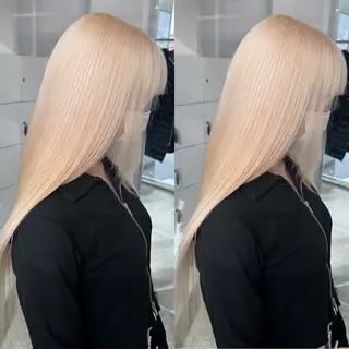 セミロング カラー yoriダブルカラー 代表すがわらのヘアスタイル