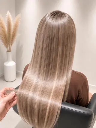 ロング 髪質改善cn nakaoのヘアスタイル