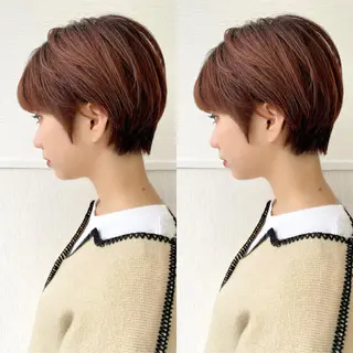 ショート 三鷹で1番ショート ボブをカットする新谷のヘアスタイル