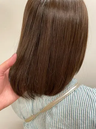 ミディアム 岡本 拡夢のヘアスタイル