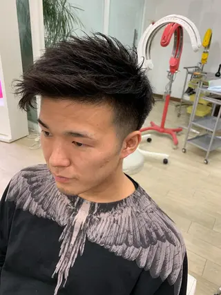 ショート メンズ 西村あきや トレンド韓国ヘアのヘアスタイル