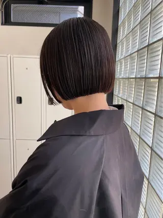 ミディアム 透明感カラー/ボブ/ yuukaのヘアスタイル