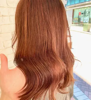 カラー ゆるふわパーマ🌼 アレンジ🌼リョウカのヘアスタイル