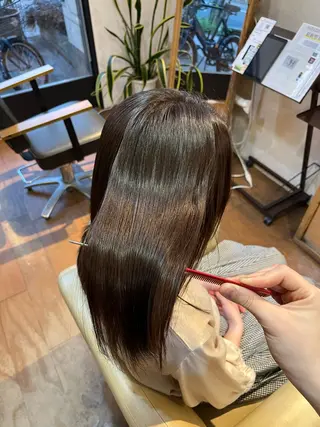 セミロング カラー パーマ AKALA HAIR 西宮店　Juriのヘアスタイル