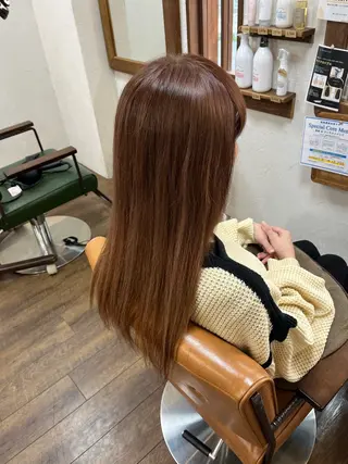 ロング カラー 木村🌟髪質改善ケア 💎デザインカラーのヘアスタイル