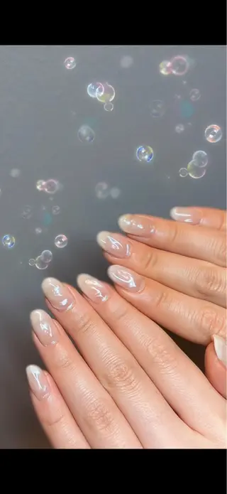 ネイル yume 大人ガーリーネイルのネイルデザイン
