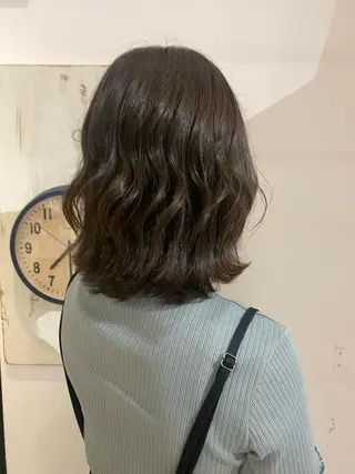 ミディアム カラー 心斎橋美容室 ARCHEあやかのヘアスタイル