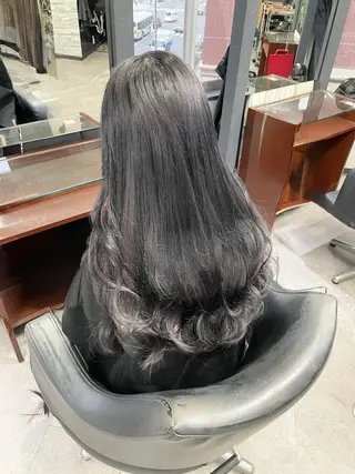 ロング 💎馴染むエクステ× 縮毛矯正TOMO💎のヘアスタイル