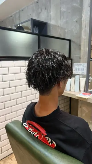 パーマ メンズ メンズ専門 Ryukiのヘアスタイル