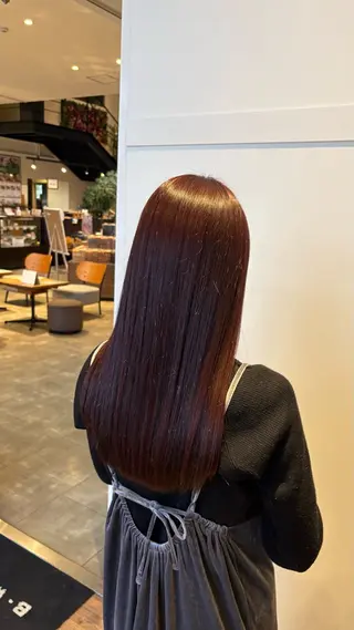 ロング カラー 高橋 乙葉のヘアスタイル