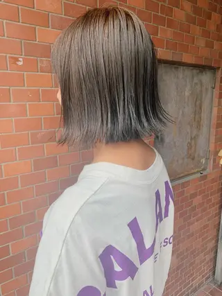 ミディアム 丹羽大喜 縮毛矯正/美髪矯正のヘアスタイル