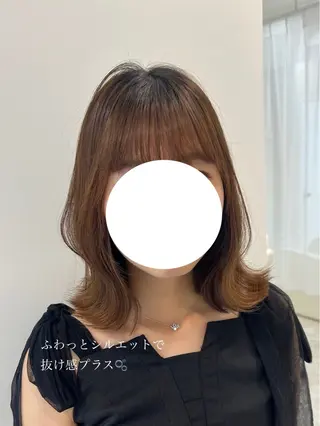 ミディアム Hitomi/ 練習モデル募集中のヘアスタイル