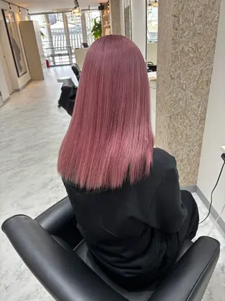 ミディアム カラー Via四条烏丸所属・SEINA️️/烏丸 ブリーチ/ハイトーンのヘアスタイル