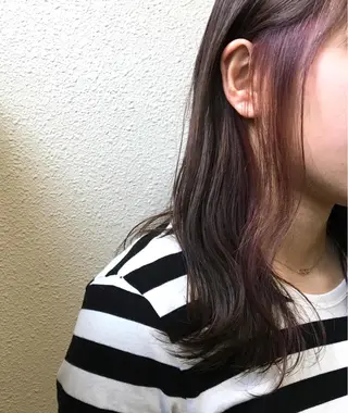 セミロング カラー 半個室女性salon 🩰Natsumiのヘアスタイル