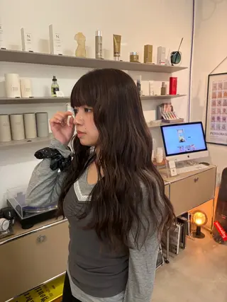 カラー キラ/ハイトーン/ 天神美容室のヘアスタイル