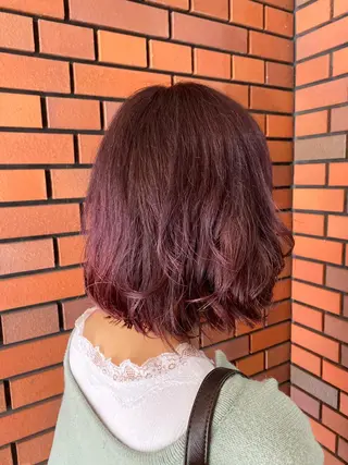 ショート カラー エイトウメダ 店長 稲尾友則のヘアスタイル