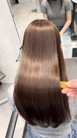 ロング ✨美髪矯正✨髪質改善 ✨レイヤー✨大山　悠のヘアスタイル