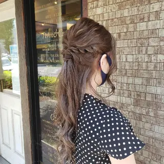 カラー ヘアアレンジ 槌本 健成のヘアスタイル