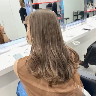 カラー 🫧モテる💗ダメー ジレスハイトーン🫧のヘアスタイル