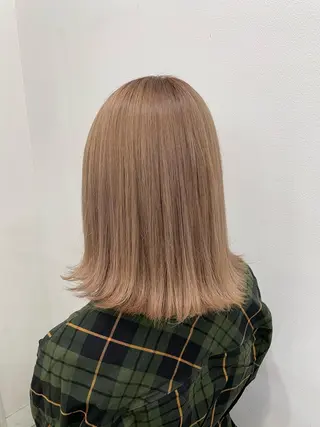 カラー 伊藤 莉奈　韓国ヘアのヘアスタイル