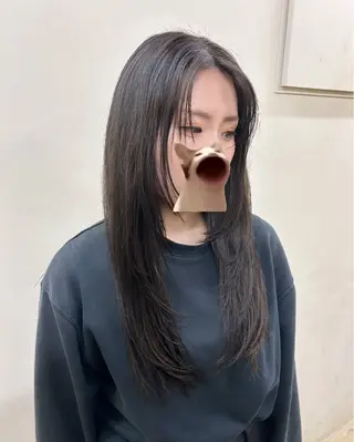 ロング カラー ﾖｼﾀﾞ ﾕｶのヘアスタイル