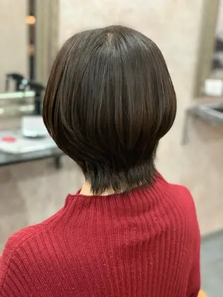 ショート メンズスタイル バレイヤージュ　齋藤のヘアスタイル