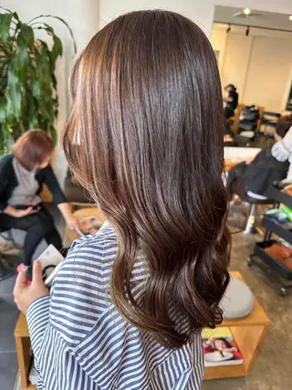 ロング カラー レイヤー/ナチュラル 💐nao.のヘアスタイル