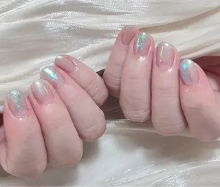 ネイル candy nail 韓国風ワンホンネイルのネイルデザイン