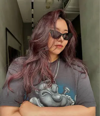 ロング カラー MIYU💋💖 〈XENA渋谷本店〉のヘアスタイル