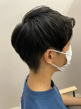 ショート メンズ 蔵前🫧韓国風レイヤ ーカット🫧KAHOのヘアスタイル