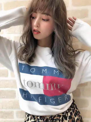 ロング カラー なかの たくみのヘアスタイル