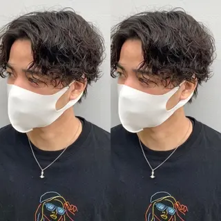 パーマ メンズ メンズスタイリスト/ 髪質改善/居場のヘアスタイル