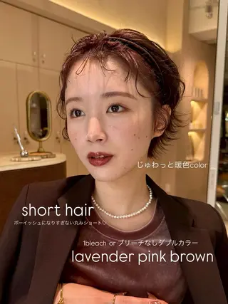 ショート Marina/表参道 /ヘアセット/暖色のヘアスタイル