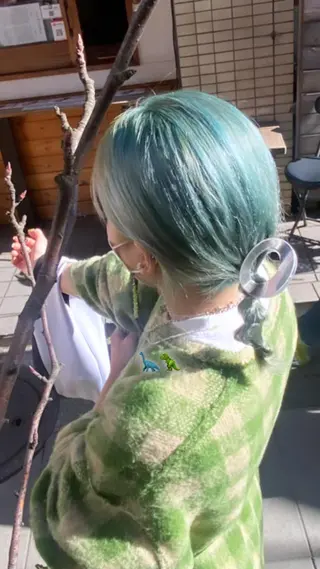 ミディアム カラー 🍏すがの みき🍏のヘアスタイル