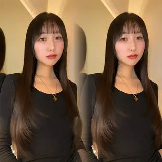 ロング 新宿/韓国レイヤー /韓国ボブRionaのヘアスタイル