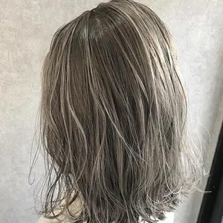 セミロング カラー パーマ オーダー  府中のヘアスタイル