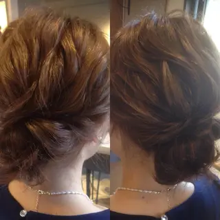 ヘアアレンジ 【体験】韓国 メイク&ヘア天神のヘアスタイル