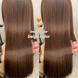 ロング ナガイ アヤのヘアスタイル