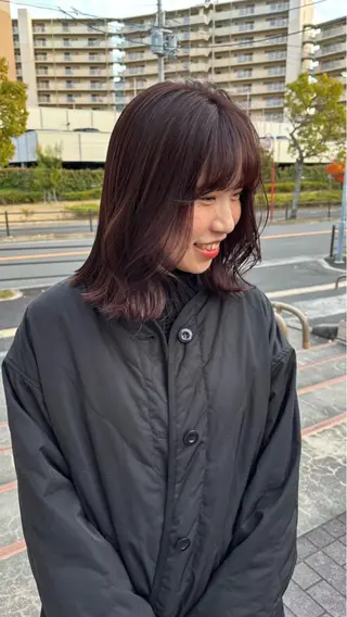 カラー YOKE /桃山台 /iori‎✦.˚◦のヘアスタイル